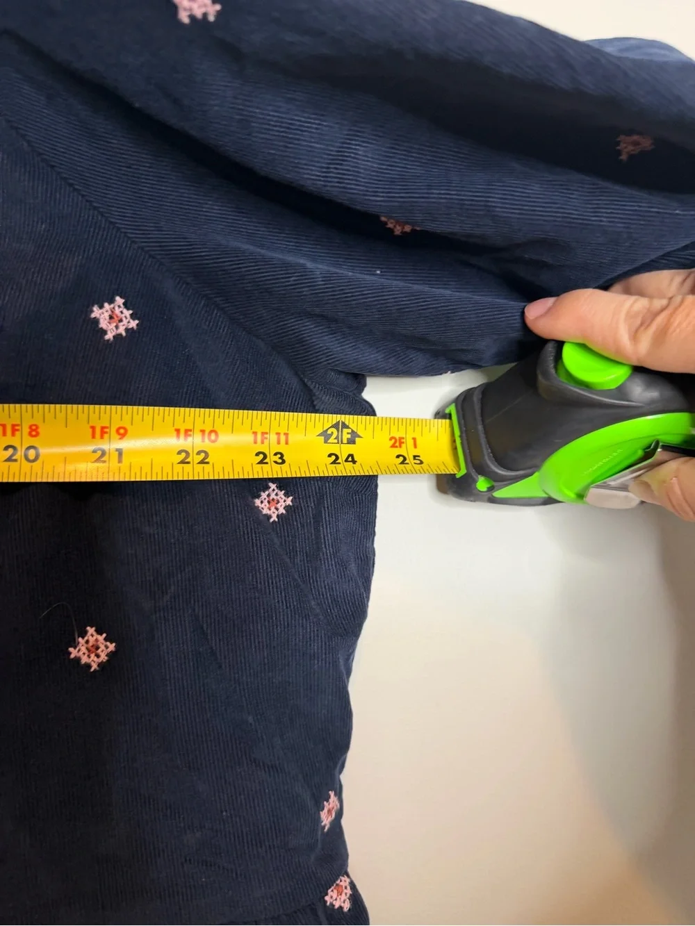 Madewell embroidered corduroy